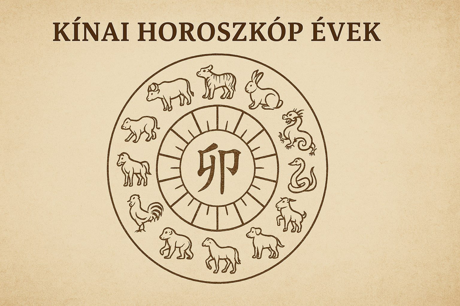 kínai horoszkóp évek